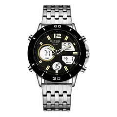 GFORCE - Reloj G-force Original Al173 Digital Acero Hombre + Estuche