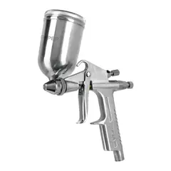 TRUPER - Pistola pintar de gravedad retoque vaso aluminio 0.5 mm 130 ml