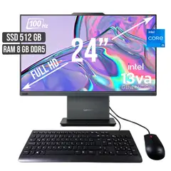 Lenovo - TODO EN UNO NEO 50A INTEL CORE I5-13420H SSD 512GB RAM 8GB LED 24 FHD