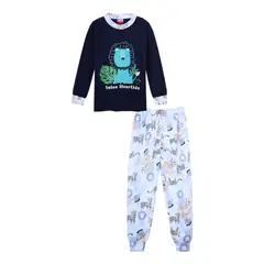 SANTANA - Pijama Niño Matías Azul Oxford