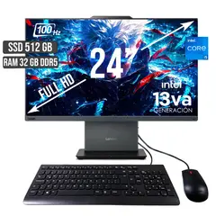 LENOVO - TODO EN UNO NEO 50A INTEL CORE I5-13420H SSD 512GB RAM 32GB LED 24 FHD