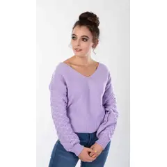 HIGHLAND - Sweater Dan Color Lila.