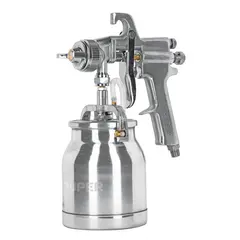 TRUPER - Pistola para pintar succión 2 válvulas 1.8 mm 1000 ml