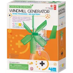 4M - Juego Experimento Generador De Molino De Viento Niños