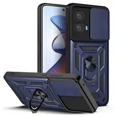GENERICO - Funda Estuche Case Slider Compatible Con Motorola Edge 50 Fusion Azul