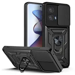 GENERICO - Funda Estuche Case Slider Compatible Con Motorola Edge 50 Fusion Negro