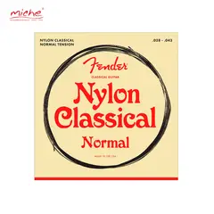 FENDER - CUERDAS 100 CLEAR (028-043) NYLON SILVER