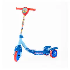 PAW-PATROL - Patineta Scooter Infantil Paw Patrol Azul con Luces 3 Ruedas