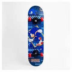 SONIC - Patineta Skate Entretenimiento Principiantes Azul 79cm