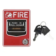 GENERICO - Combo Estación Contra Incendios Manual Sirena Alarma Fuego