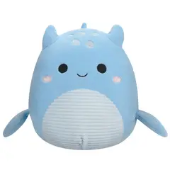JAZWARES - Peluche 19cm Figura Monstruo de Lago Ness Azul Squishmallows