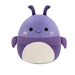 JAZWARES - Peluche 19cm Figura Escarabajo Purpura Squishmallows