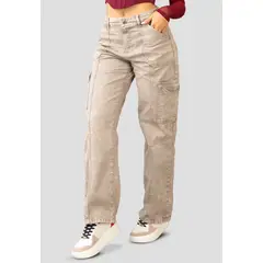 ATYPICAL - Jean Mujer Caqui 103247