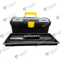 PLASTIA - Caja De Herramientas 14 Pulgadas con Bandeja Porta tornillos