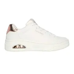 SKECHERS - TENIS BLANCO PARA MUJERSK UNO COURT COURTED WHITE