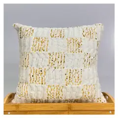 HOMETEX - COJÍN KRAZ BLANCO