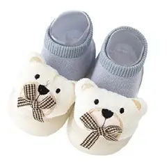 GENERICO - Media Zapato Antideslizante Para Bebe 0-6m