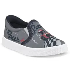 LOS GOMOSOS - Tenis Casuales Fast Gris para Niño