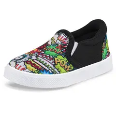 LOS GOMOSOS - Tenis Casuales Trinket Negro para Niño