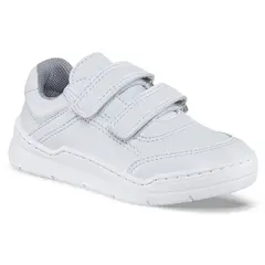 CROYDON - Tenis Colegio Roblo Velcro Blanco para Niño y Niña