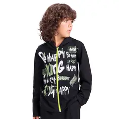 MARKETING PERSONAL - Chaqueta Infantil Masculino Negro Mp 3150