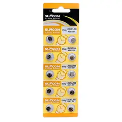 GENERICO - 10 Baterías Pilas Ag4/377-lr626-lr66 1.55v