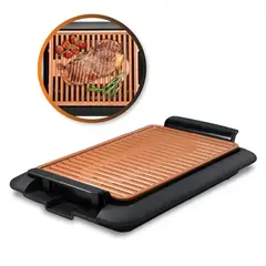 TV NOVEDADES - Parrilla Eléctrica Para Interiores Gotham Steel Smokeless Grill