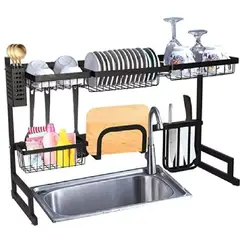 GENERAL - Organizador Y Escurridor De Platos 85CM con tapa