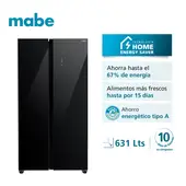 MABE - Nevecón Inverter No Frost 631L Brutos Black MSL631LKLNG0