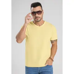 MARKETING PERSONAL - Camiseta Hombre Amarillo Pastel Mp 101128