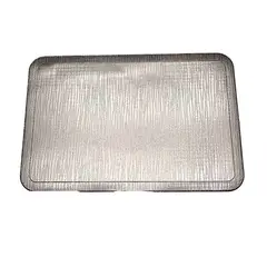 BURICA - INDIVIDUAL PLATEADO TEXTURADO 30X45CM