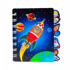 GENERICO - Agenda Libreta Diario Astronauta Con Separadores Astronauta