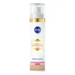 NIVEA - CC Fluido 3-en-1 Luminous 630 SPF 50 40 ml Tono Medio