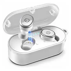 TOZO - Auriculares T10S TWS Bluetooth Estuche de carga Color blanco