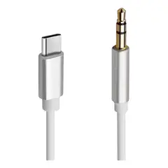 GENERICO - Cable Audio Auxiliar Sonido Tipo C A Jack 35mm Estéreo 1mt