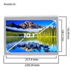GENERICO - Tablet Tipo Kiosko Con Doble Pantalla Para Desarrolladores.