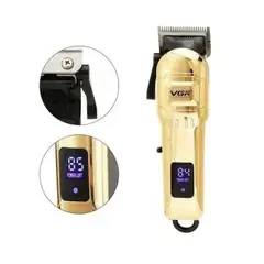 VGR - Maquina De Peluqueria Inalámbrica Profesional V-268 Color Dorado