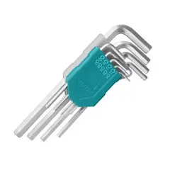 TOTAL TOOLS - Juego Llaves Hexagonales 15-10mm 9pz Tht106191