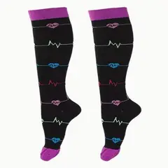 GENERICO - Medias De Compresión Varice Larga Diseños Variados Multicolor