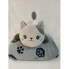 SIRENITAS - PROMOCION Cobija térmica 170x2m Cama Sencilla + Peluche Gato
