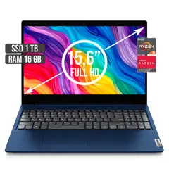 ASUS - PORTATIL LENOVO AMD RYZEN 5-7520U SSD 1TB RAM 16GB LED 15,6 FULL FHD