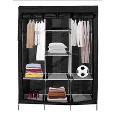 GENERICO - Armario Closet Doble de tela Portatil