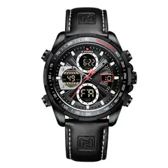 NAVIFORCE - Reloj Original Nf 9197 Casual Cuero + Estuche
