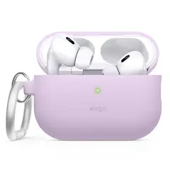 ELAGO - Estuche Compatible AirPods Pro 2 De Silicona Con Arnés Lavanda