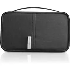 GENACOL - Porta Pasaporte Organizador Documentos de Viaje Tarjetero Billetera