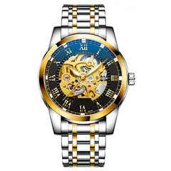 GFORCE - Reloj G-force Original At9005a Automatico Plateado + Estuche