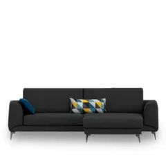 MAGIC CLASS - SALA MODERNA PETERS ECOCUERO NEGRO