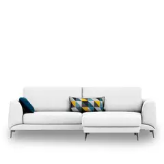 MAGIC CLASS - SALA MODERNA PETERS MICROFIBRA BLANCO