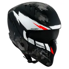 SUOMY - CASCO ARMOR HI VOLT MATT BLACKWHITE L
