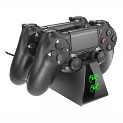 GENERICO - Cargador Dual Con Controlador Usb Ps4 Slim Ps4 Pro Dualshock